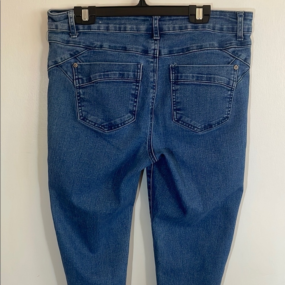 Cleo Classic Blue Straight Leg Jeans
